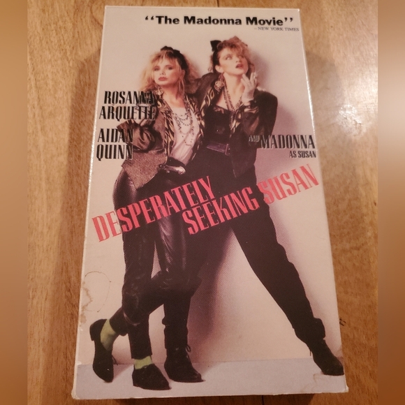 Desperately Seeking Susan 1985 VHS Madonna Rosanna Arquette - Picture 1 of 3